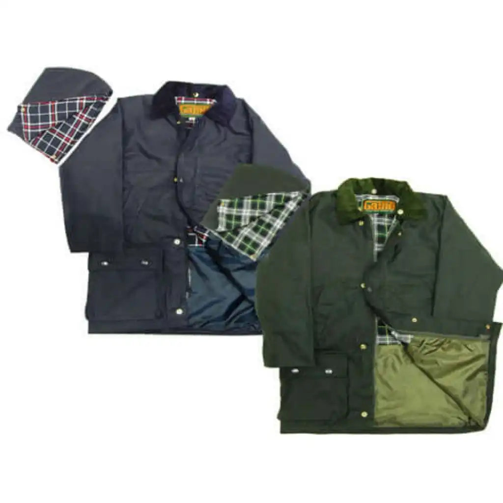 Game Childrens Quilted Wax Jacket - Game Apparel & Accessories > Clothing > Outerwear > Coats & Jackets > Wax Jacket > Game Jacket > Childrens Waxed Cotton Coat emmy-jane-boutique.myshopify.com