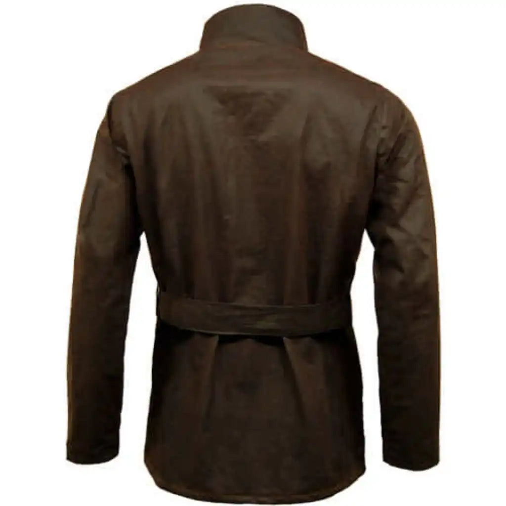 Game Motorcycle Wax Jacket - Game Continental Apparel & Accessories > Clothing > Outerwear > Coats & Jackets > Quilted Wax Jacket > Game Continental Jacket > Mens Waxed Cotton Coat emmy-jane-boutique.myshopify.com