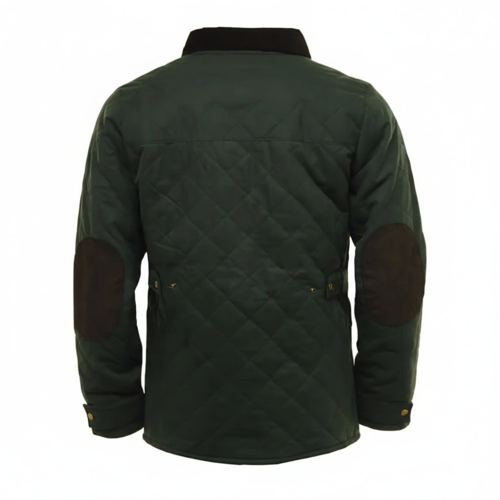 Game Quilted Wax Jacket - Game Oxford Apparel & Accessories > Clothing > Outerwear > Coats & Jackets > Quilted Wax Jacket > Game Speedway Jacket > Mens Waxed Cotton Coat emmy-jane-boutique.myshopify.com