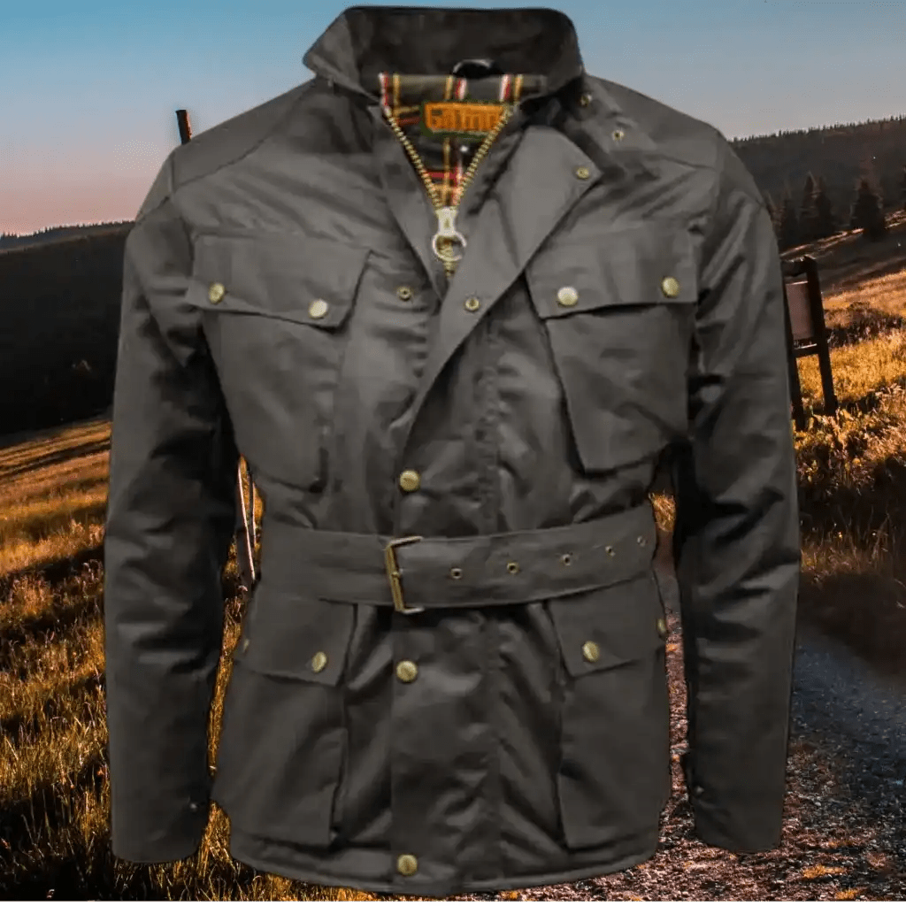 Game Quilted Wax Jacket - Game Speedway - Mens Waxed Cotton Coat Apparel & Accessories > Clothing > Outerwear > Coats & Jackets > Quilted Wax Jacket > Game Speedway Jacket > Mens Waxed Cotton Coat emmy-jane-boutique.myshopify.com