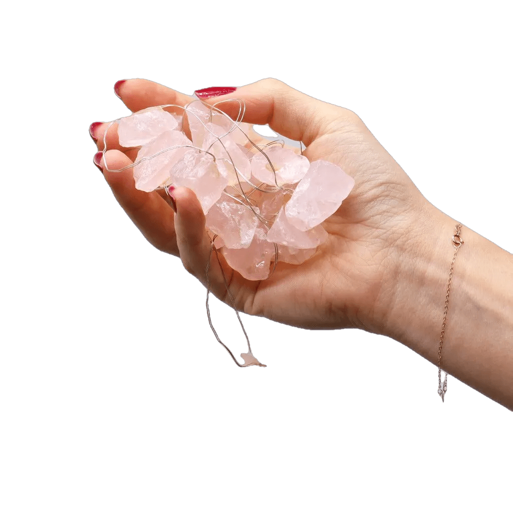 Ancient Wisdom Gemstone Lights - Crystal Fairy Lights - Quartz Jade Amethyst & Celestite Home & Garden > Lighting > Light Ropes & Strings > Gemstone Lights emmy-jane-boutique.myshopify.com