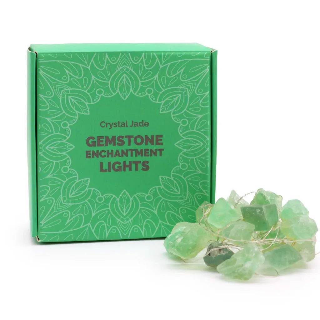 Ancient Wisdom Gemstone Lights - Crystal Fairy Lights - Quartz Jade Amethyst & Celestite Home & Garden > Lighting > Light Ropes & Strings > Gemstone Lights emmy-jane-boutique.myshopify.com