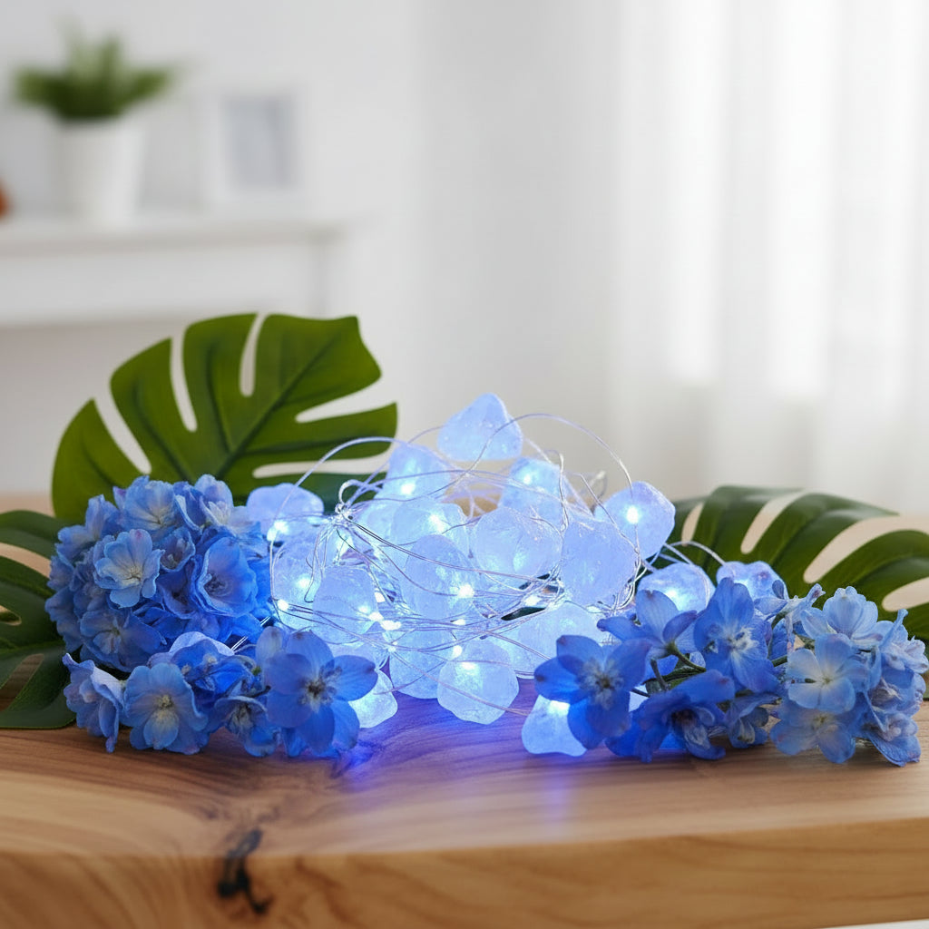 Ancient Wisdom Gemstone Lights - Crystal Fairy Lights - Quartz Jade Amethyst & Celestite Home & Garden > Lighting > Light Ropes & Strings > Gemstone Lights emmy-jane-boutique.myshopify.com