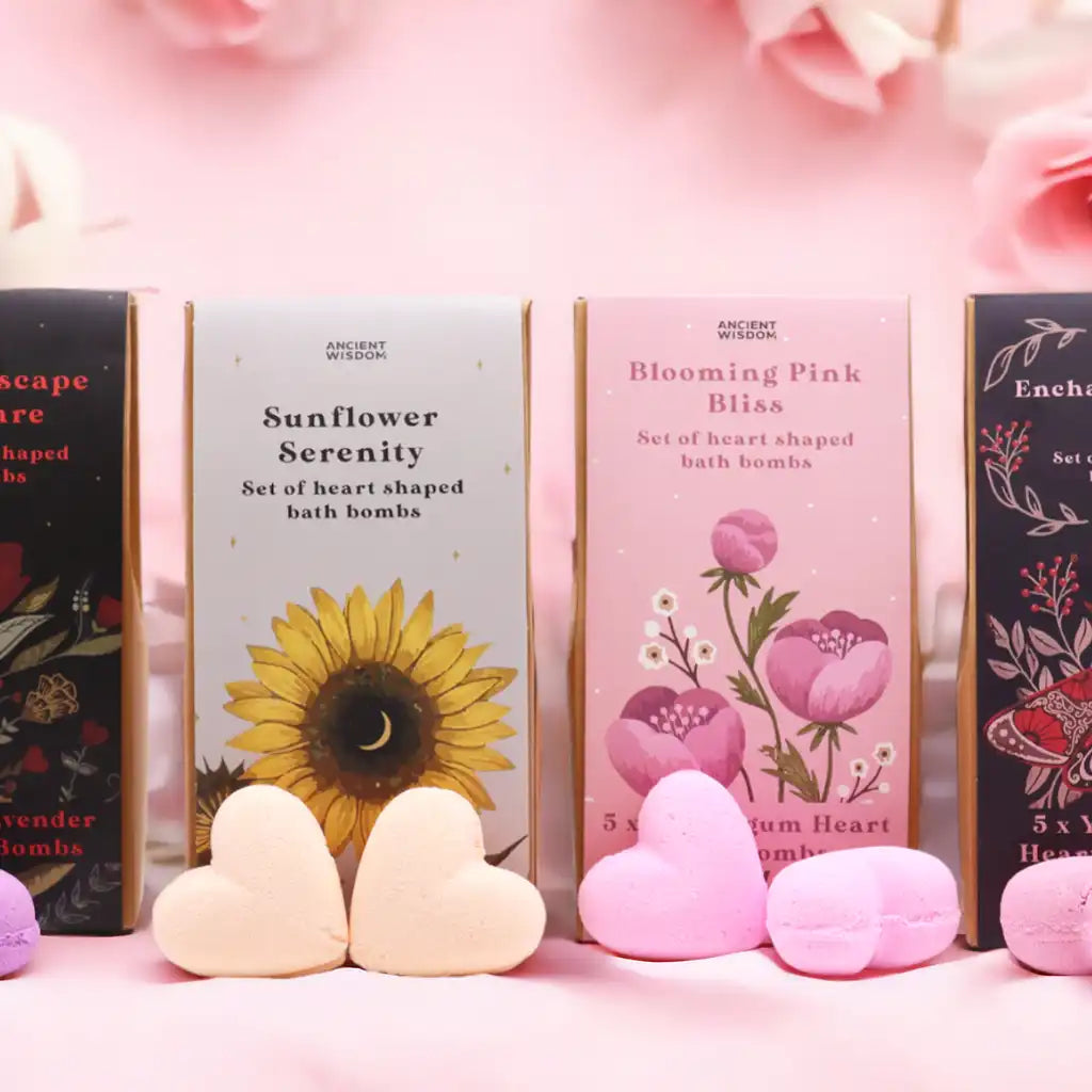 Ancient Wisdom Bath Bombs Gift Sets - Heart Bathbombs - Romantic Gift Sets Health & Beauty > Personal Care > Cosmetics > Bath & Body Gift Sets > Bath Bomb Gift Sets > Heart Bathbombs > Romantic Gift Sets emmy-jane-boutique.myshopify.com