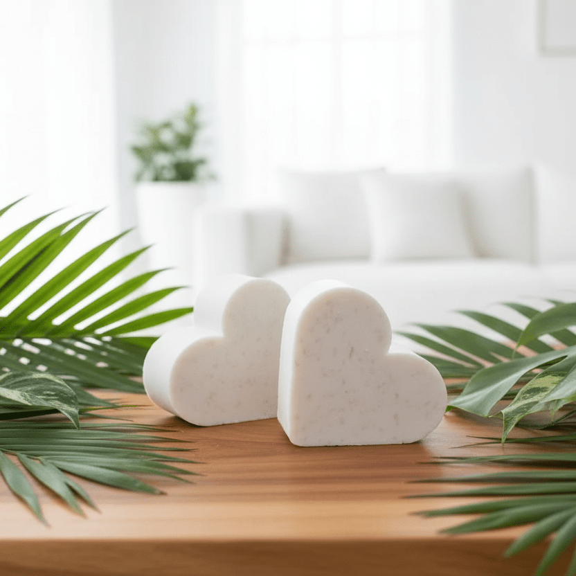 Heart Shaped Scented Guest Soaps - Box of 10 - SLS & Paraben Free - Soap Gift