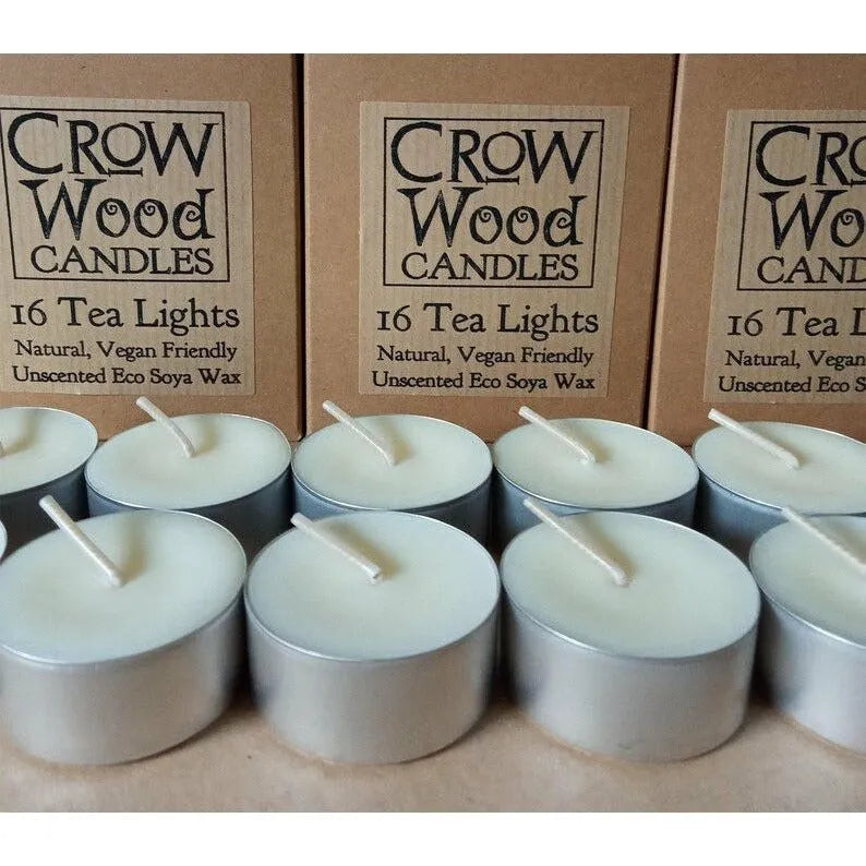 Crow Wood Candles Crow Wood Candles - Handmade Unscented Soy Wax Tealights - Vegan Friendly 588 - Home & Garden > Decor > Home Fragrances > Candles > Tealights > Eco-Friendly Tealights emmy-jane-boutique.myshopify.com