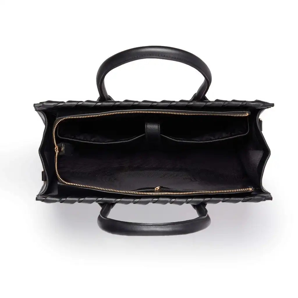 LaBante London Sheila Vegan Laptop Bag - Black Luggage & Bags > Briefcases > Laptop Bags > emmy-jane-boutique.myshopify.com