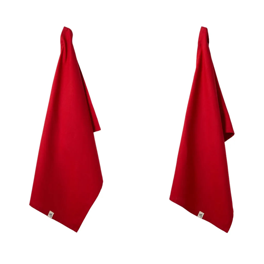 Wild And Stone Organic Cotton Tea Towels - Herringbone Weave - Set of 2 Home & Garden > Linens & Bedding > Towels > Kitchen Towels > Cotton Tea Towels > Organic Cotton Tea Towels emmy-jane-boutique.myshopify.com