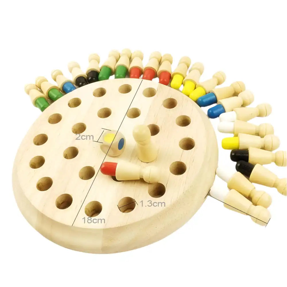 Emmy Jane Wooden Toys For 3+ Year Olds - Memory Match Stick Chess Toys & Games > Games > Board Games emmy-jane-boutique.myshopify.com