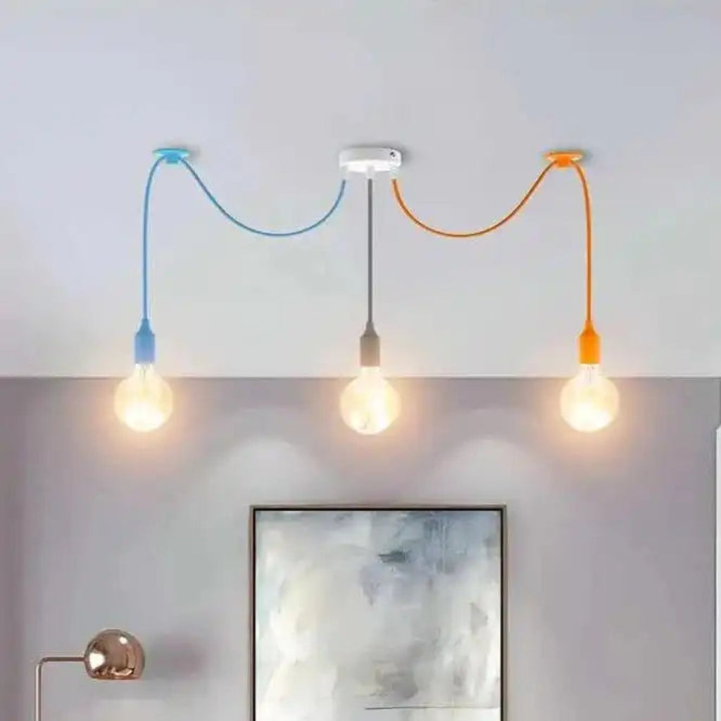 LEDSone UK Ltd 3- Head Colourful Spider Pendant Light Living Room Decor~5184 Spider Lights emmy-jane-boutique.myshopify.com