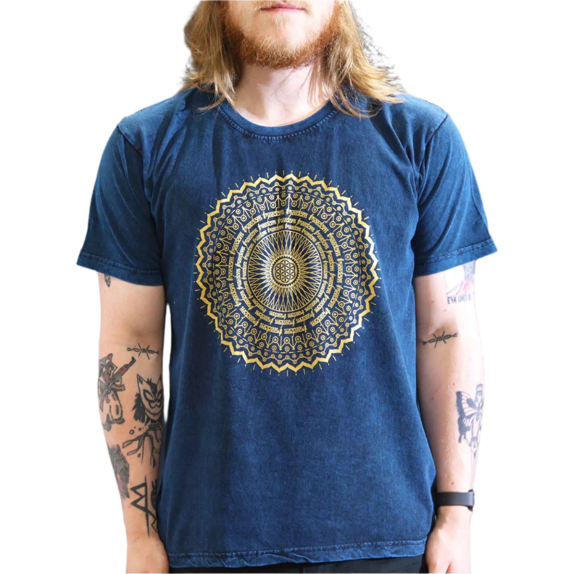 Nomad Sari Stonewashed Handmade Nomad Sari Tees Cotton T-Shirts Clothing & Accessories > Clothing > Shirts & Tops > Unisex Cotton T-Shirts > Stonewashed Cotton T-Shirts > Unisex T Shirts > Handmade T-Shirts > Nomad Sari Tees emmy-jane-boutique.myshopify.com