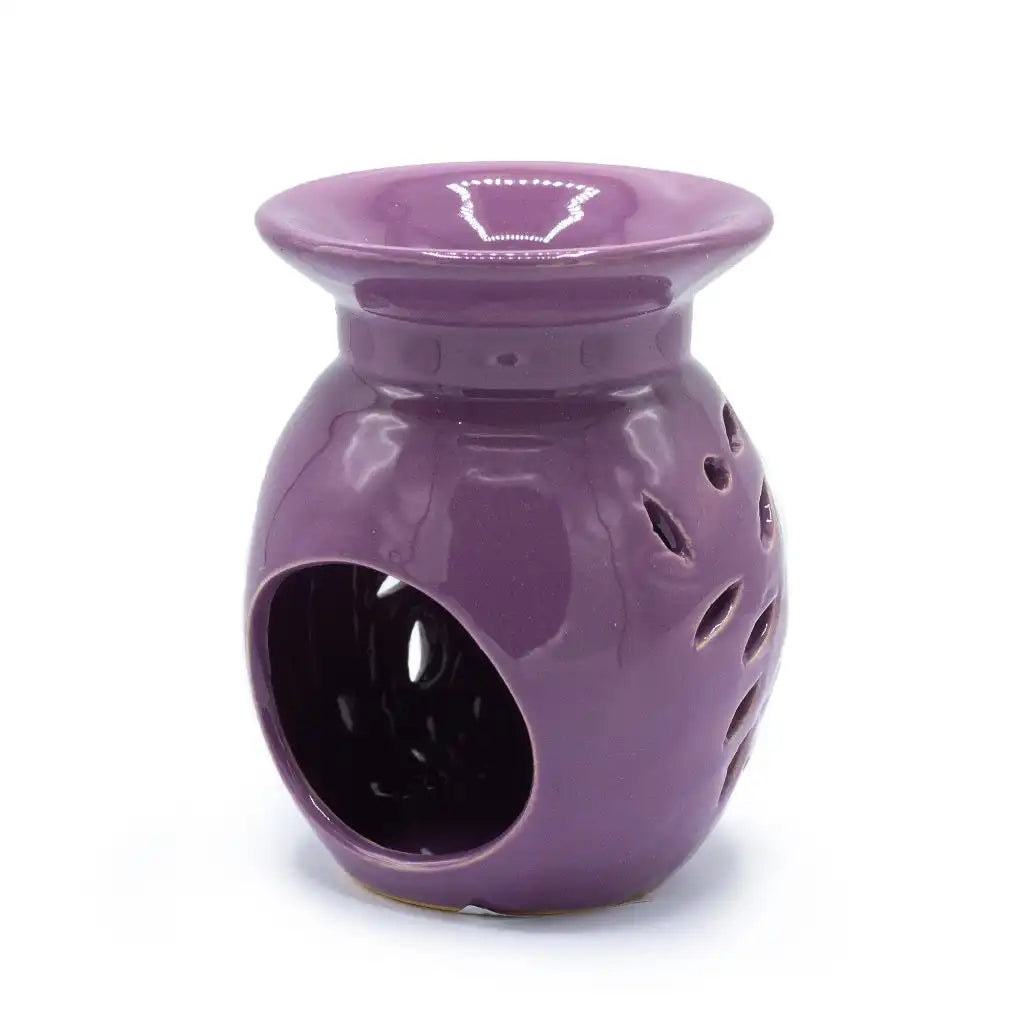Emmy Jane Classic Ceramic Oil Burners - Floral Design - Choice of 5 Colours Home & Garden > Decor > Home Fragrance Accessories > Aroma Diffusers > Ceramic Oil Burners emmy-jane-boutique.myshopify.com