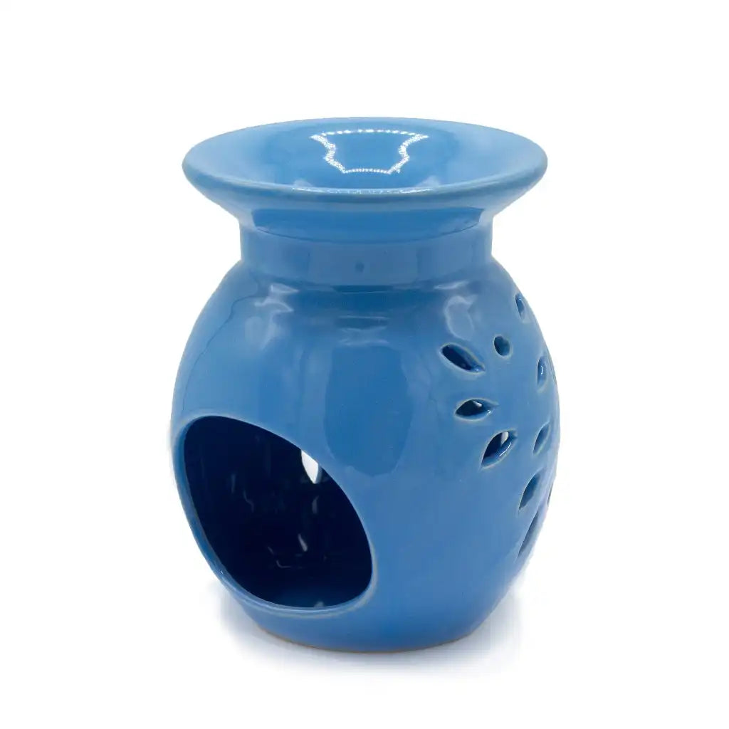 Emmy Jane Classic Ceramic Oil Burners - Floral Design - Choice of 5 Colours Home & Garden > Decor > Home Fragrance Accessories > Aroma Diffusers > Ceramic Oil Burners emmy-jane-boutique.myshopify.com