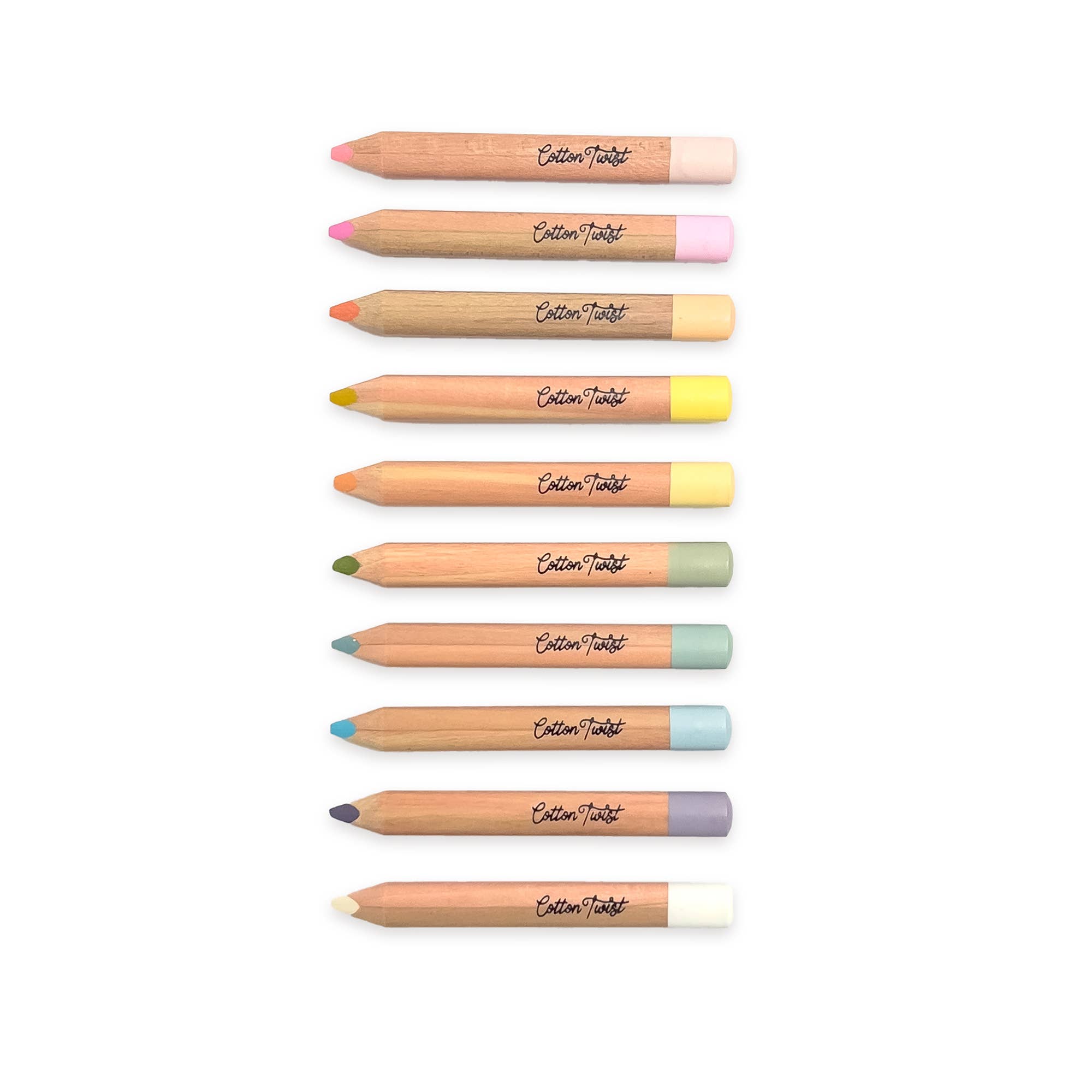 Set of eco-friendly watercolour pencils