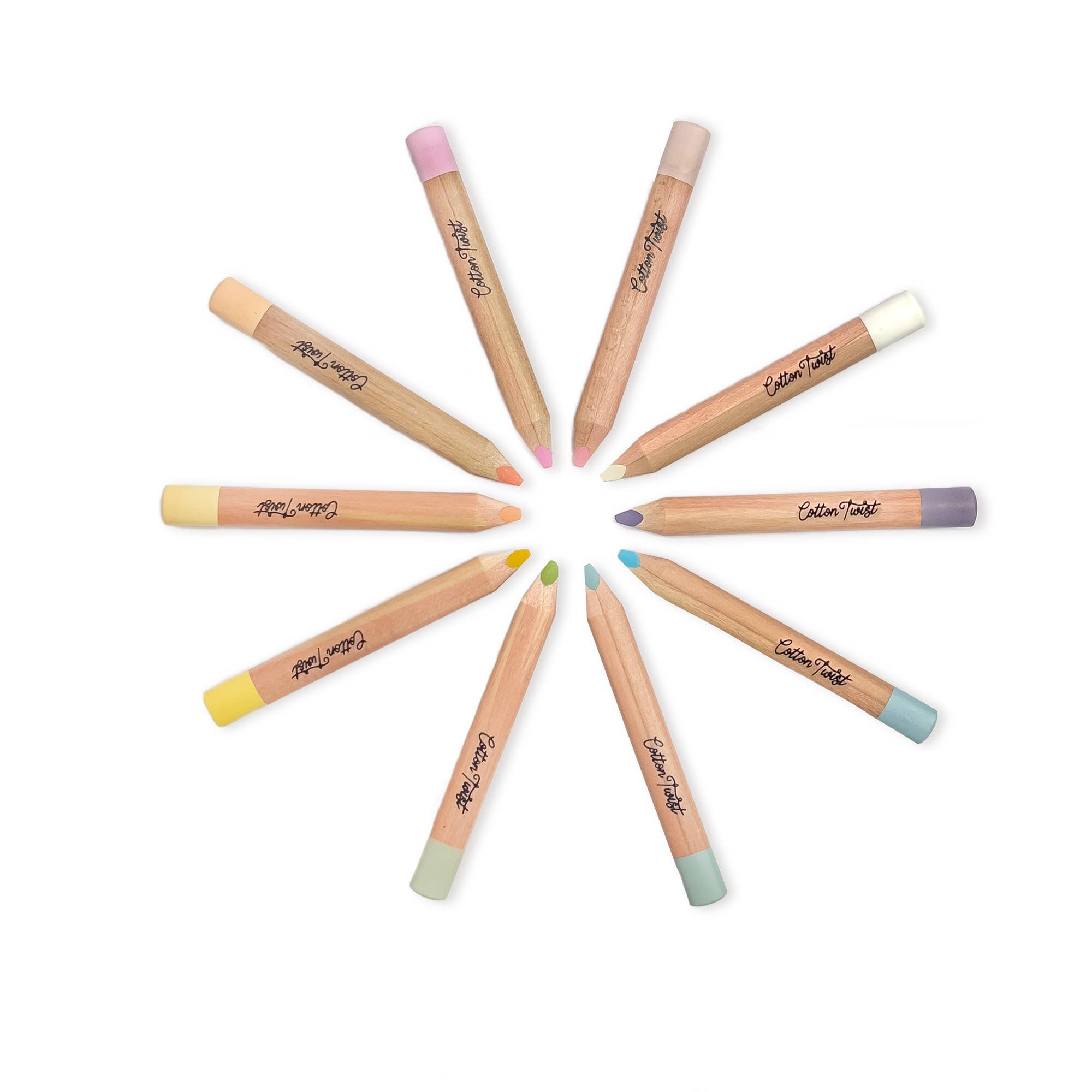 Set of eco-friendly watercolour pencils