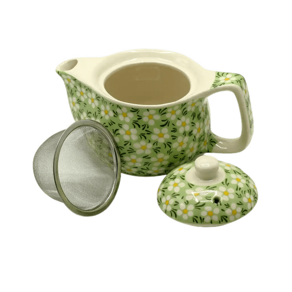 Emmy Jane Small Herbal Teapot with Built In Strainer - Ceramic Diffuser Tea Pot Home & Garden > Kitchen & Dining > Tableware > Coffee Servers & Tea Pots - Teapots > Infuser Teapots > Herbal Tea Makers > Ceramic Teapots emmy-jane-boutique.myshopify.com