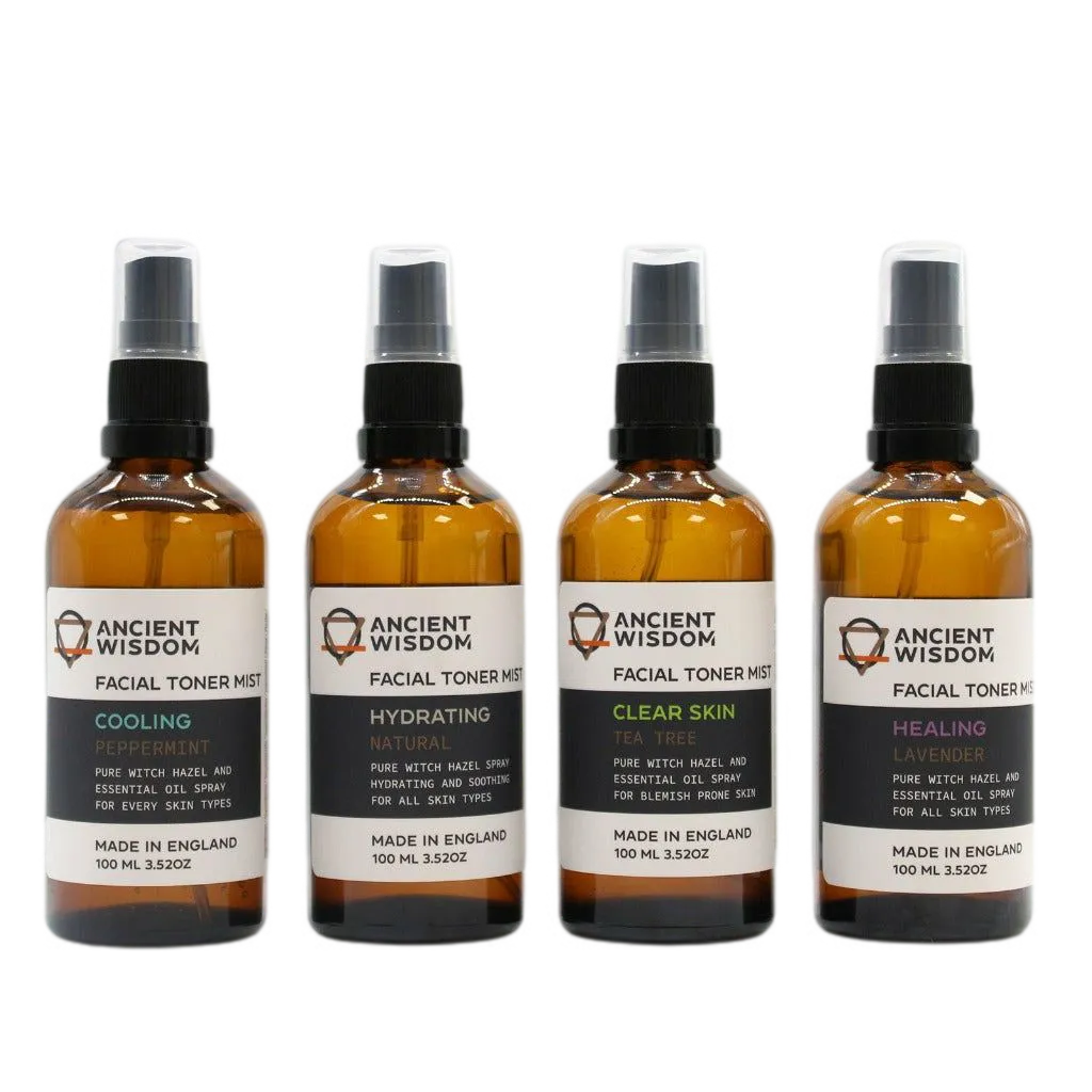 Ancient Wisdom Ancient Wisdom - Natural Facial Toner Mist with Essential Oils - Vegan Friendly Health & Beauty > Personal Care > Cosmetics > Skincare > Toners & Astringents > Vegan Toners > Natural Facial Toner Mist with Essential Oils emmy-jane-boutique.myshopify.com