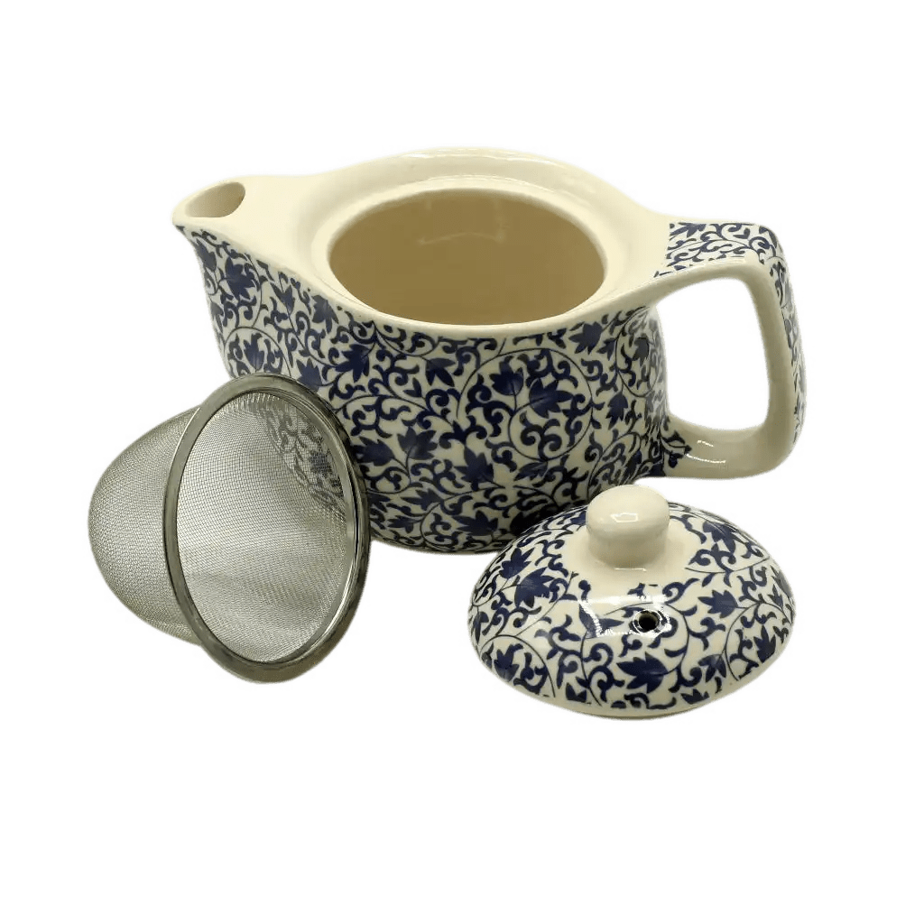 Emmy Jane Small Herbal Teapot with Built In Strainer - Ceramic Diffuser Tea Pot Home & Garden > Kitchen & Dining > Tableware > Coffee Servers & Tea Pots - Teapots > Infuser Teapots > Herbal Tea Makers > Ceramic Teapots emmy-jane-boutique.myshopify.com