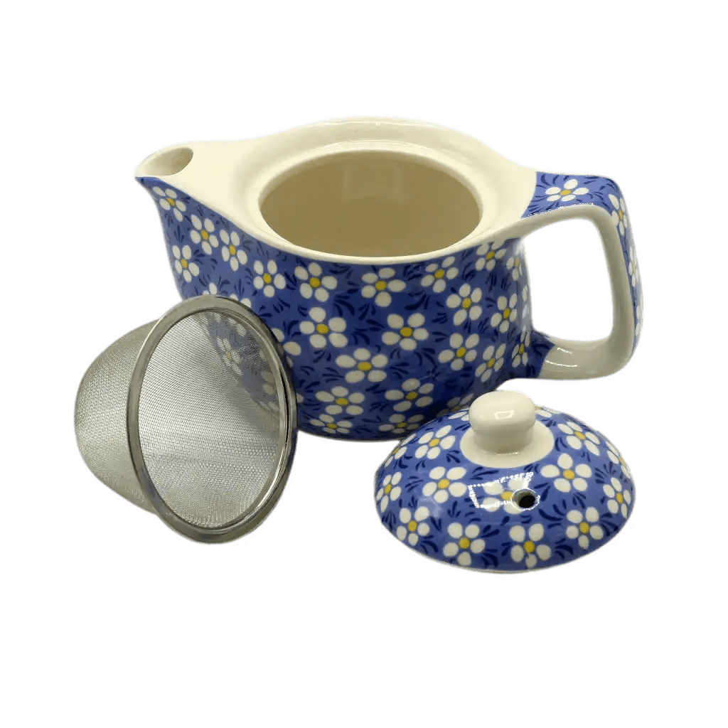 Emmy Jane Small Herbal Teapot with Built In Strainer - Ceramic Diffuser Tea Pot Home & Garden > Kitchen & Dining > Tableware > Coffee Servers & Tea Pots - Teapots > Infuser Teapots > Herbal Tea Makers > Ceramic Teapots emmy-jane-boutique.myshopify.com