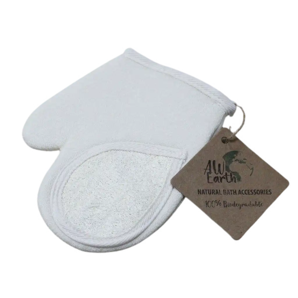 AW Earth Natural Loofah Biodegradable Exfoliating Body Scrubs - Plastic Free Health & Beauty > Personal Care > Cosmetics > Bath & Body > Bath Sponges & Loofahs > Eco-Friendly Body Scrubs & Sponges > Natural Loofah Biodegradable Exfoliating Body Scrubs > Plastic Free Body Scrubs emmy-jane-boutique.myshopify.com