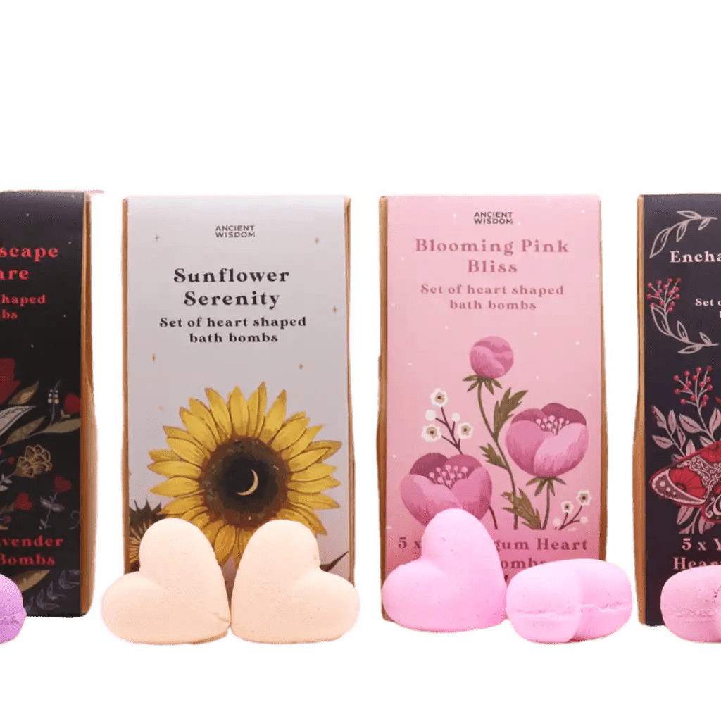 Ancient Wisdom Bath Bombs Gift Sets - Heart Bathbombs - Romantic Gift Sets Health & Beauty > Personal Care > Cosmetics > Bath & Body Gift Sets > Bath Bomb Gift Sets > Heart Bathbombs > Romantic Gift Sets emmy-jane-boutique.myshopify.com