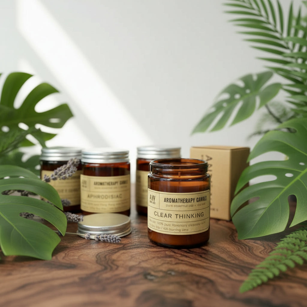 Ancient Wisdom Natural Aromatherapy Soy Wax Candles - Hand Poured - Vegan Friendly Home & Garden > Decor > Home Fragrances > Candles > Soy Wax Candles > Vegan Candles > Natural Aromatherapy Soy Wax Candles emmy-jane-boutique.myshopify.com