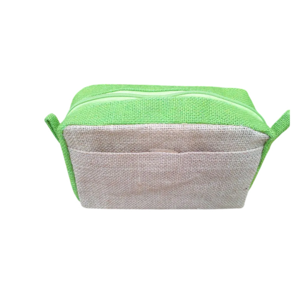 Ancient Wisdom Sustainable Jute Toiletry bags - Green Lavender or Natural Make Up Bag Luggage & Bags > Cosmetic & Toiletry Bags > Make-up & Cosmetic Bags > Natural Jute Toiletry bags emmy-jane-boutique.myshopify.com