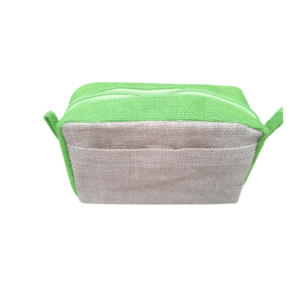 Ancient Wisdom Sustainable Jute Toiletry bags - Green Lavender or Natural Make Up Bag Luggage & Bags > Cosmetic & Toiletry Bags > Make-up & Cosmetic Bags > Natural Jute Toiletry bags emmy-jane-boutique.myshopify.com