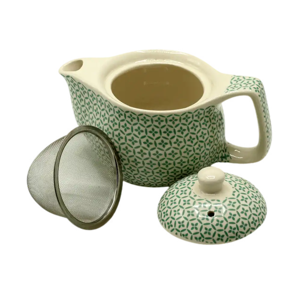 Emmy Jane Small Herbal Teapot with Built In Strainer - Ceramic Diffuser Tea Pot Home & Garden > Kitchen & Dining > Tableware > Coffee Servers & Tea Pots - Teapots > Infuser Teapots > Herbal Tea Makers > Ceramic Teapots emmy-jane-boutique.myshopify.com