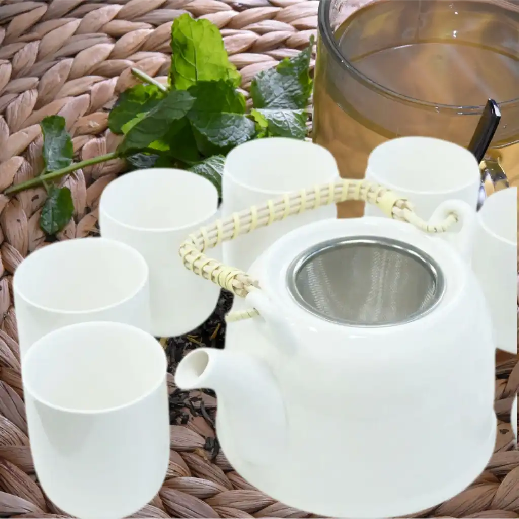 Emmy Jane Herbal Teapot Set with Cups - Ceramic - 6 Designs - Great House Warming Gift Home & Garden > Kitchen & Dining > Tableware > Coffee & Tea Sets > Herbal Teapot Sets emmy-jane-boutique.myshopify.com