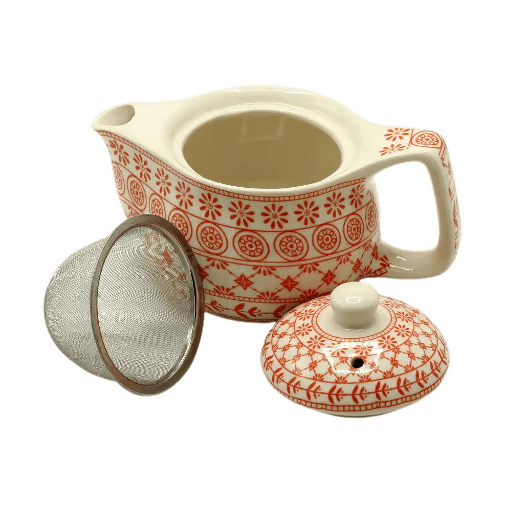 Emmy Jane Small Herbal Teapot with Built In Strainer - Ceramic Diffuser Tea Pot Home & Garden > Kitchen & Dining > Tableware > Coffee Servers & Tea Pots - Teapots > Infuser Teapots > Herbal Tea Makers > Ceramic Teapots emmy-jane-boutique.myshopify.com