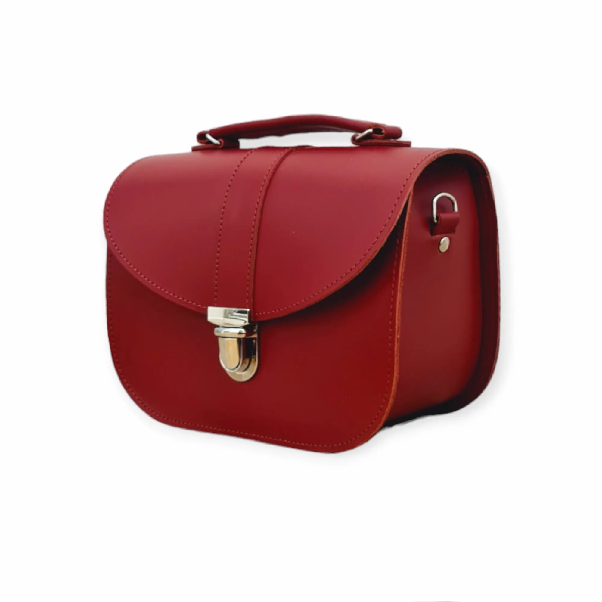 Zatchels Red Leather Handbag - Olympia Handmade Leather Bag - Red Clothing & Accessories > Handbags, Wallets & Cases > Handbags > Handmade Handbags > Leather Handbags > Red Leather Handbag > Olympia Handmade Leather Bag Red > Red Cross Body Bag emmy-jane-boutique.myshopify.com