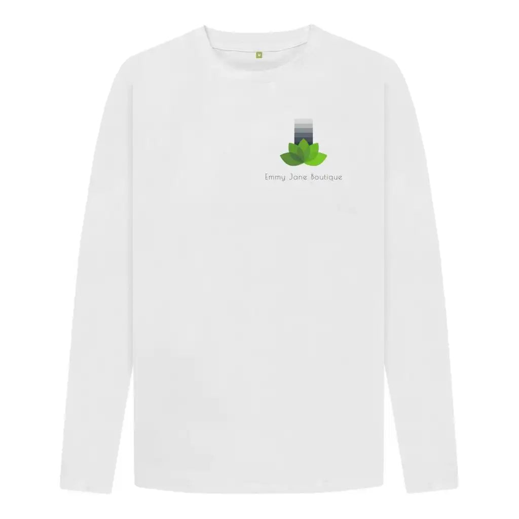 Ejb Mens Long Sleeved Organic Cotton Tee - Vegan Friendly T-shirt - Ejb eco Clothing & Accessories > Clothing > Shirts & Tops> Mens Cotton T-Shirts > Eco-friendly T-Shirts > Organic Cotton T-Shirts > Mens long sleeved Organic Cotton Tee > Vegan Friendly T-shirts > Ejb eco Clothing emmy-jane-boutique.myshopify.com