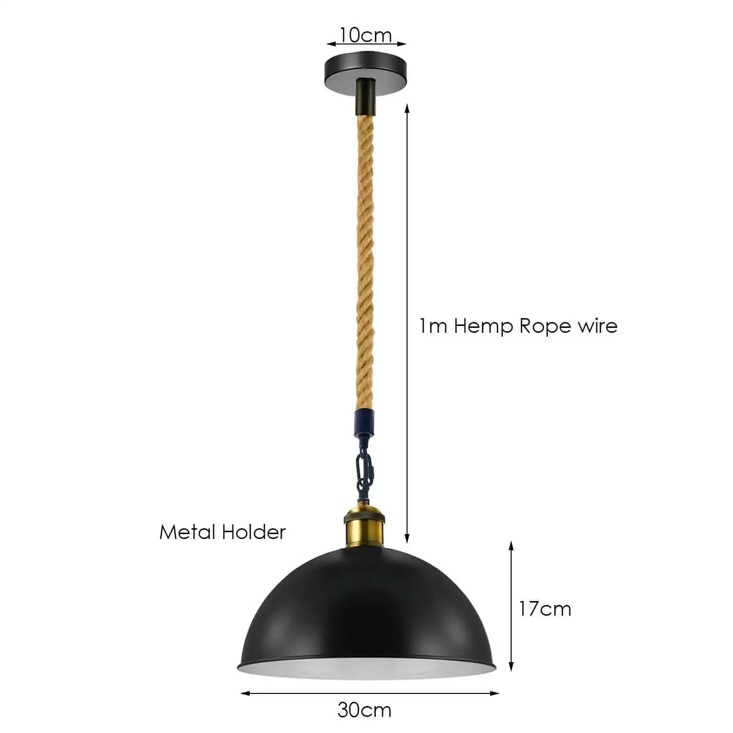 LEDSone Dome Hemp Rope Pendant Ceiling Light Home & Garden > Lighting > Lighting Fixtures > Ceiling Light Fixtures > Hanging Pendant Lights > Dome Lights > Hemp Rope Lights > Pendant Ceiling Lights emmy-jane-boutique.myshopify.com