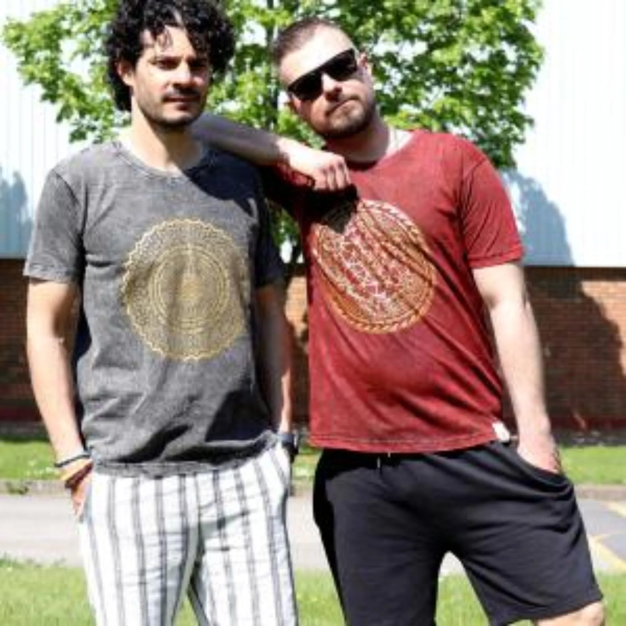 Nomad Sari Stonewashed Handmade Nomad Sari Tees Cotton T-Shirts Clothing & Accessories > Clothing > Shirts & Tops > Unisex Cotton T-Shirts > Stonewashed Cotton T-Shirts > Unisex T Shirts > Handmade T-Shirts > Nomad Sari Tees emmy-jane-boutique.myshopify.com