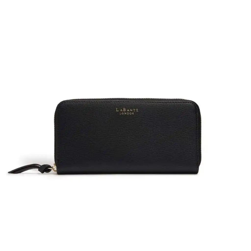 LaBante London Vegan Purse - Serene Black - Sustainable Vegan Zip Around Wallet Apparel & Accessories > Handbags, Wallets & Cases > Wallets & Money Clips > Vegan Leather Purse > LaBante Vegan Zip Around Wallet emmy-jane-boutique.myshopify.com