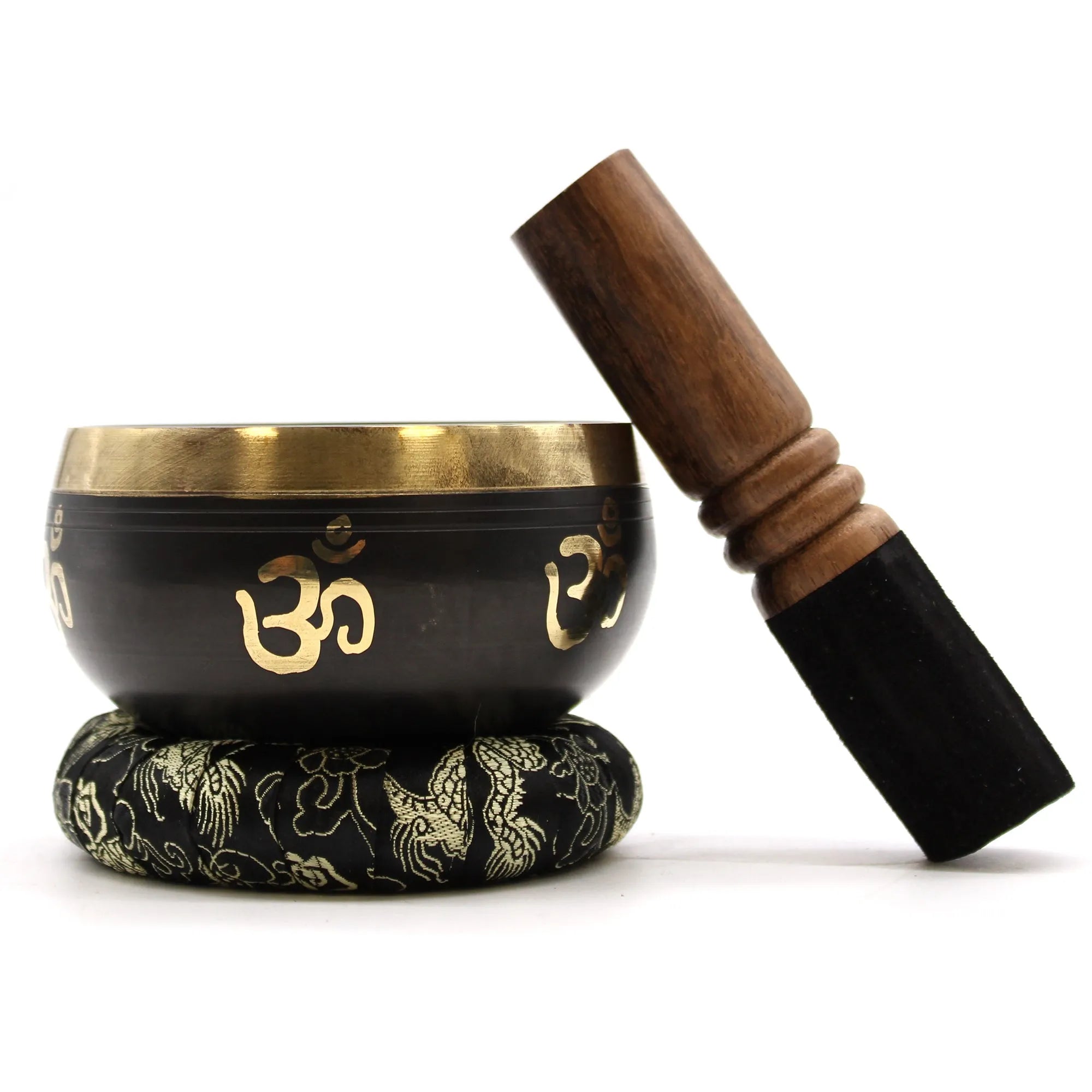 Ancient Wisdom Singing Bowl Sets - Singing Bowl Cushion And Wooden Stick. Arts & Entertainment > Hobbies & Creative Arts > Musical Instruments > Percussion > Singing Bowl Sets > Singing Bowl Cushion And Wooden Stick Sets emmy-jane-boutique.myshopify.com