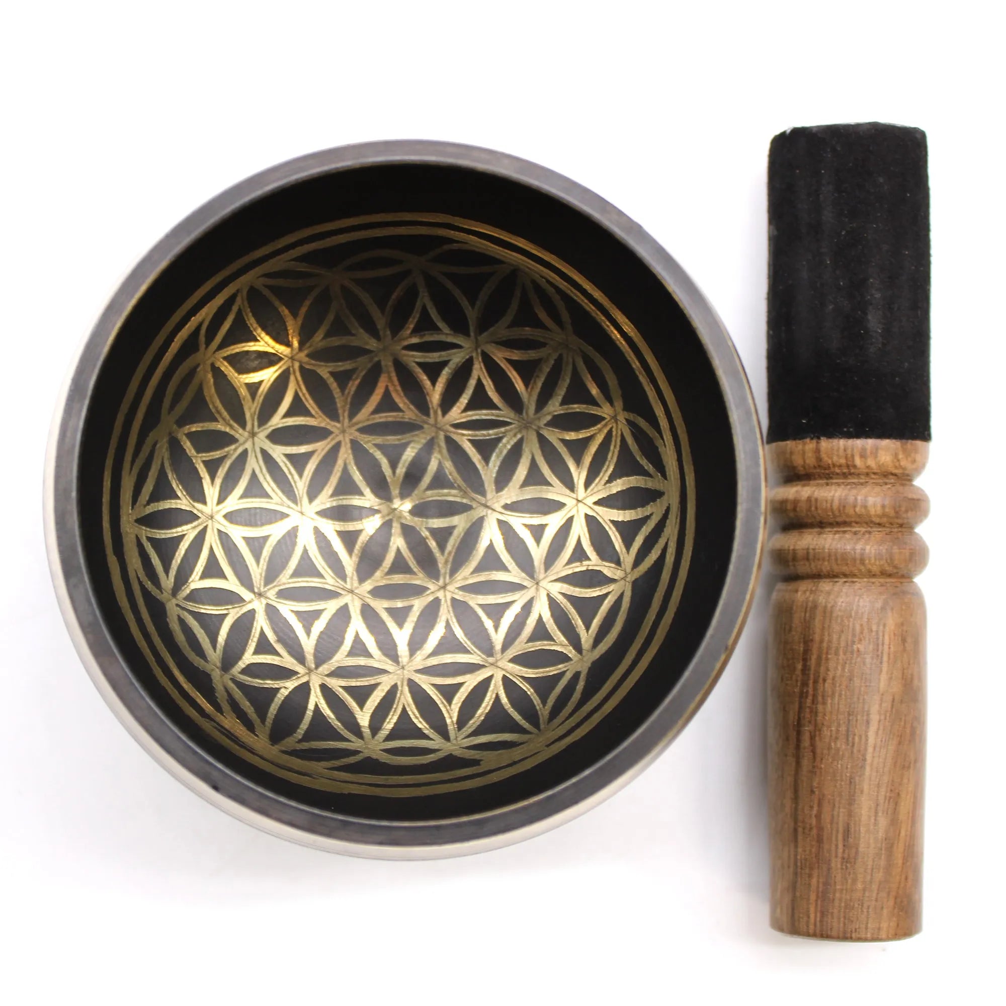 Ancient Wisdom Singing Bowl Sets - Singing Bowl Cushion And Wooden Stick. Arts & Entertainment > Hobbies & Creative Arts > Musical Instruments > Percussion > Singing Bowl Sets > Singing Bowl Cushion And Wooden Stick Sets emmy-jane-boutique.myshopify.com
