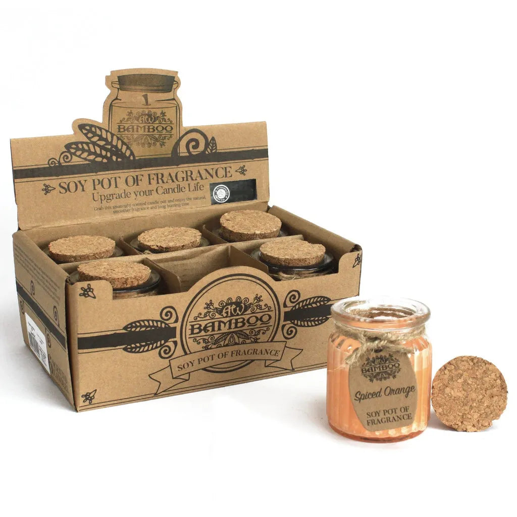 AW Bamboo Soy Wax Jar Candles - Set of 2 - Eco-Friendly Plastic Free Scented Candles Home & Garden > Decor > Home Fragrances > Candles > Soy Wax Candles > Eco-Friendly Candles emmy-jane-boutique.myshopify.com