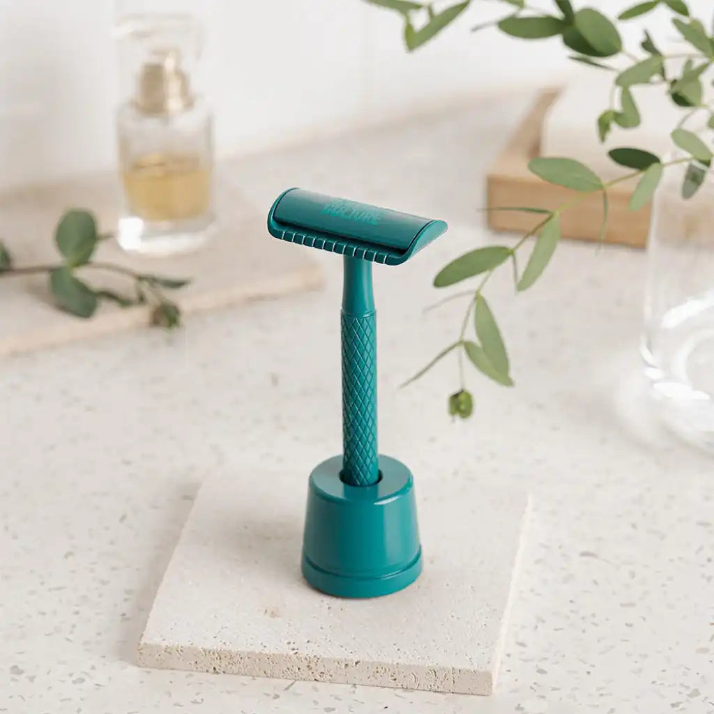 Jungle Culture Eco-Friendly Safety Razors With 10x Razor Blades - Ethical Shaving Health & Beauty > Personal Care > Shaving & Grooming > Razors & Razor Blades > Eco-Friendly Razors > Zero Waste Razors emmy-jane-boutique.myshopify.com