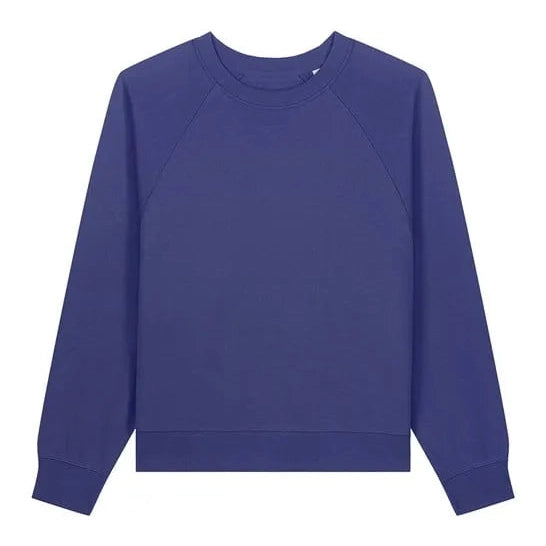 Womens Organic Cotton Raglan Sweatshirt - 14 Colours