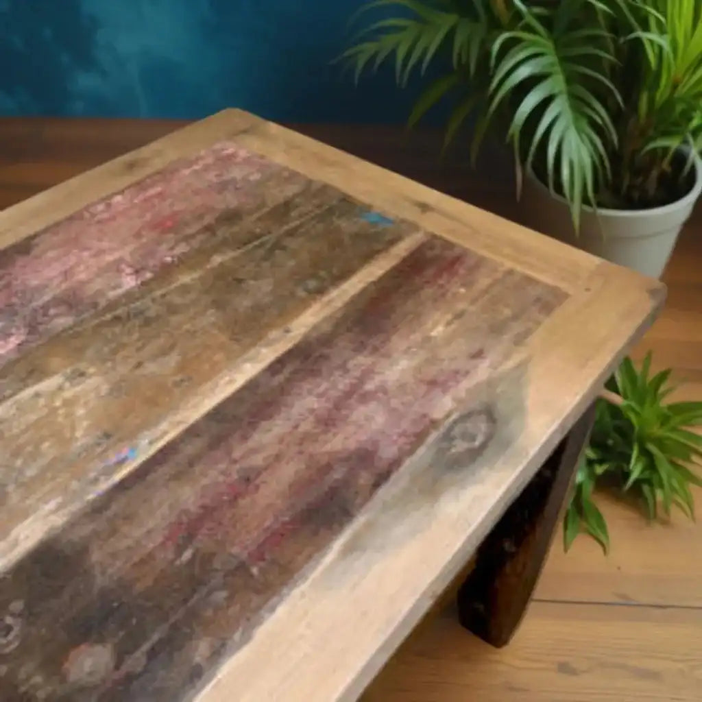 Ancient Wisdom Recycled Teakwood Dinning Table 1.8 m - Wooden Dining Table Furniture > Tables > Kitchen & Dining Room Tables > Recycled Tables > Teakwood Dinning Tables 1.8 m emmy-jane-boutique.myshopify.com