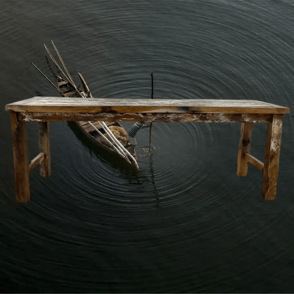 Ancient Wisdom Recycled Teakwood Dinning Table 1.8 m - Wooden Dining Table Furniture > Tables > Kitchen & Dining Room Tables > Recycled Tables > Teakwood Dinning Tables 1.8 m emmy-jane-boutique.myshopify.com