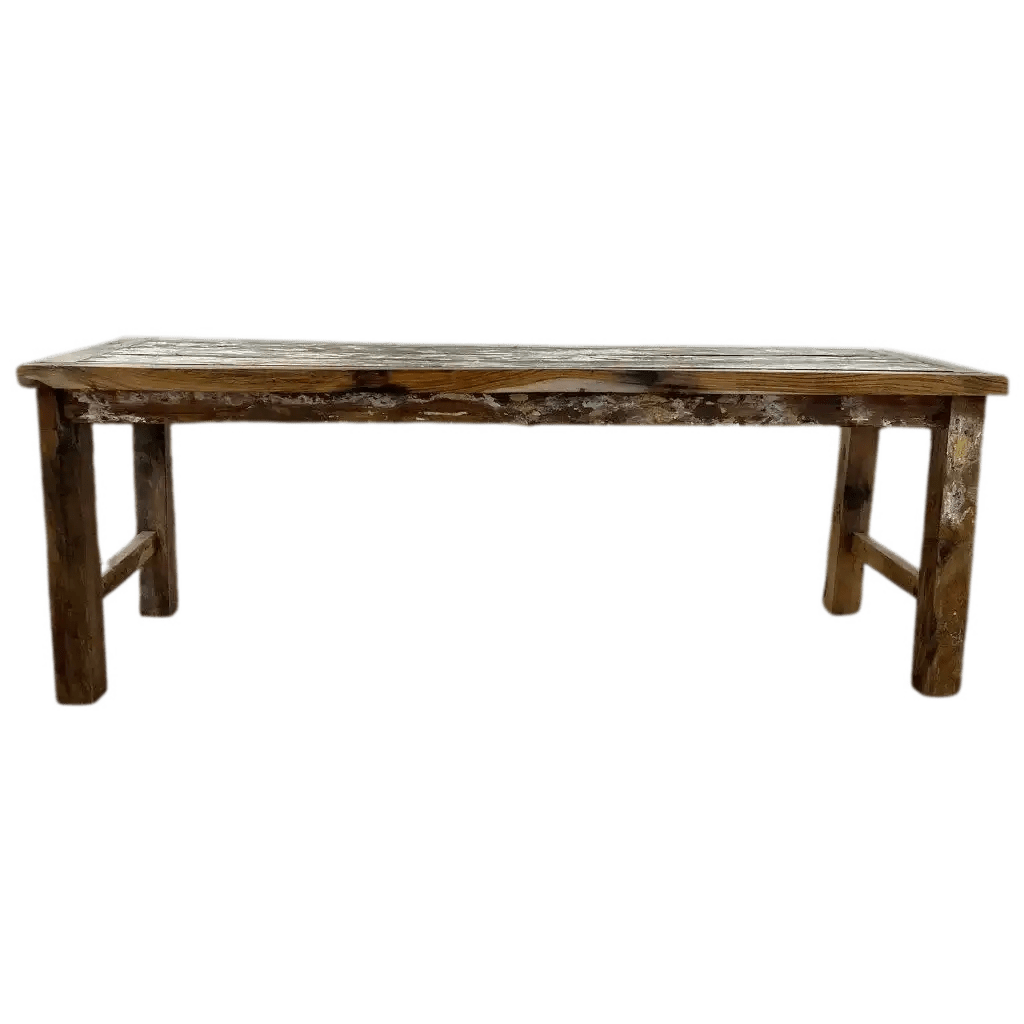Ancient Wisdom Recycled Teakwood Dinning Table 1.8 m - Wooden Dining Table Furniture > Tables > Kitchen & Dining Room Tables > Recycled Tables > Teakwood Dinning Tables 1.8 m emmy-jane-boutique.myshopify.com