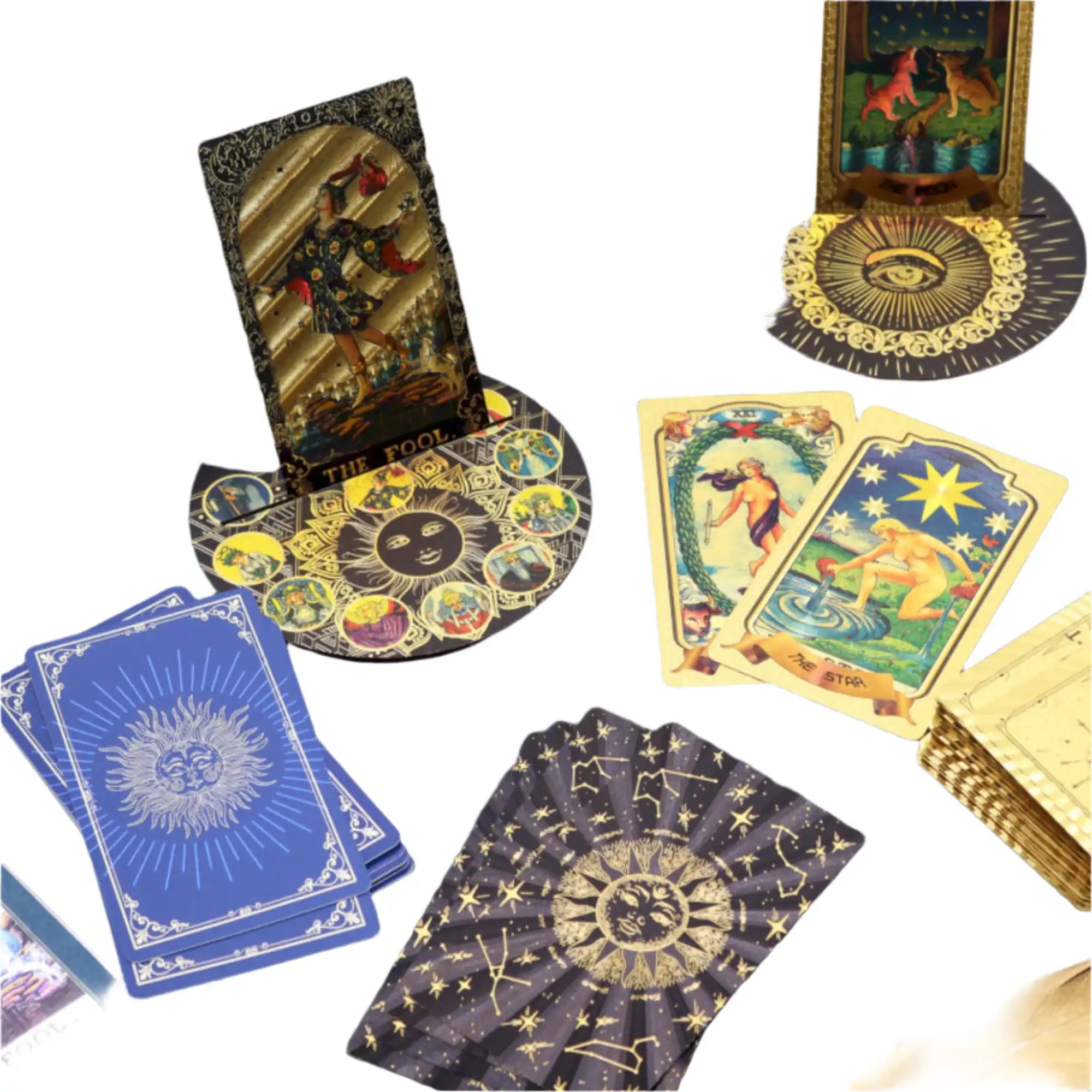 Ancient Wisdom Tarot Cards Gift Set With Guide Book & Gift Box Arts & Entertainment > Hobbies & Creative Arts > Magic & Novelties > Tarot Cards > Tarot Cards Gift Set With Guide Book & Gift Box emmy-jane-boutique.myshopify.com