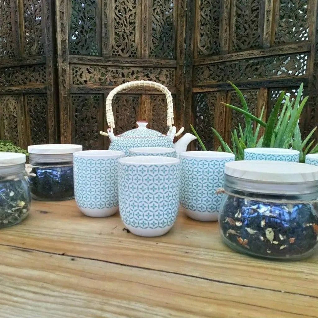 Emmy Jane Herbal Tea Cups - Set of 6 Ceramic Cups - 5 Designs Home & Garden > Kitchen & Dining > Tableware > Drinkware > Mugs > Coffee & Tea Cups > Herbal Tea Cups emmy-jane-boutique.myshopify.com