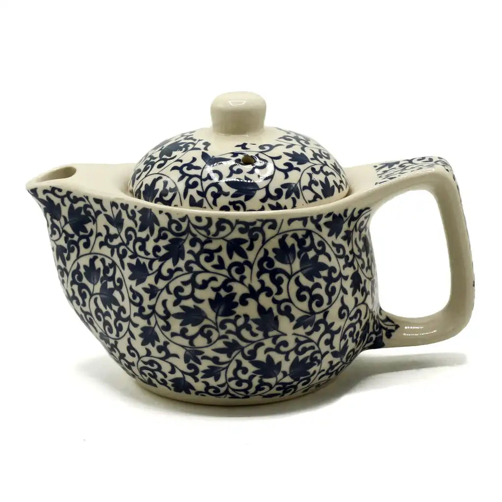 Emmy Jane Small Herbal Teapot with Built In Strainer - Ceramic Diffuser Tea Pot Home & Garden > Kitchen & Dining > Tableware > Coffee Servers & Tea Pots - Teapots > Infuser Teapots > Herbal Tea Makers > Ceramic Teapots emmy-jane-boutique.myshopify.com