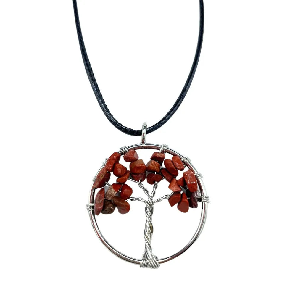 AW Jewellery Gemstone Necklace Pendants - Tree of Life Jewellery - Spiritual Gifts Clothing & Accessories > Jewellery & Watches > Necklaces > Womens Necklaces > Gemstone Pendants > Tree of Life Jewellery emmy-jane-boutique.myshopify.com