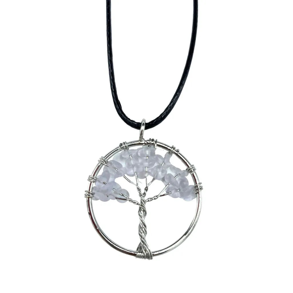 AW Jewellery Gemstone Necklace Pendants - Tree of Life Jewellery - Spiritual Gifts Clothing & Accessories > Jewellery & Watches > Necklaces > Womens Necklaces > Gemstone Pendants > Tree of Life Jewellery emmy-jane-boutique.myshopify.com