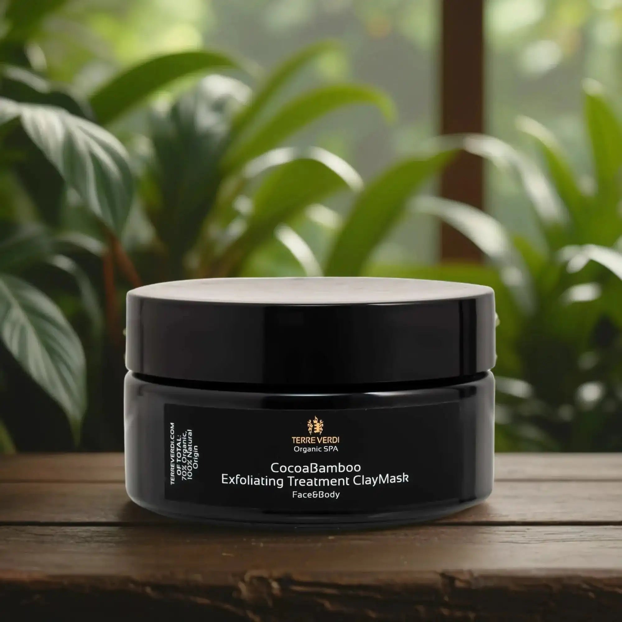 Terre Verdi Organic Skincare CocoaBamboo Exfoliating Treatment ClayMask for Face and Body - Natural Scrub Health & Beauty > Personal Care > Cosmetics > Skin Care > Skin Care Masks & Peels > Natural Face Masks > Clay Face Masks emmy-jane-boutique.myshopify.com